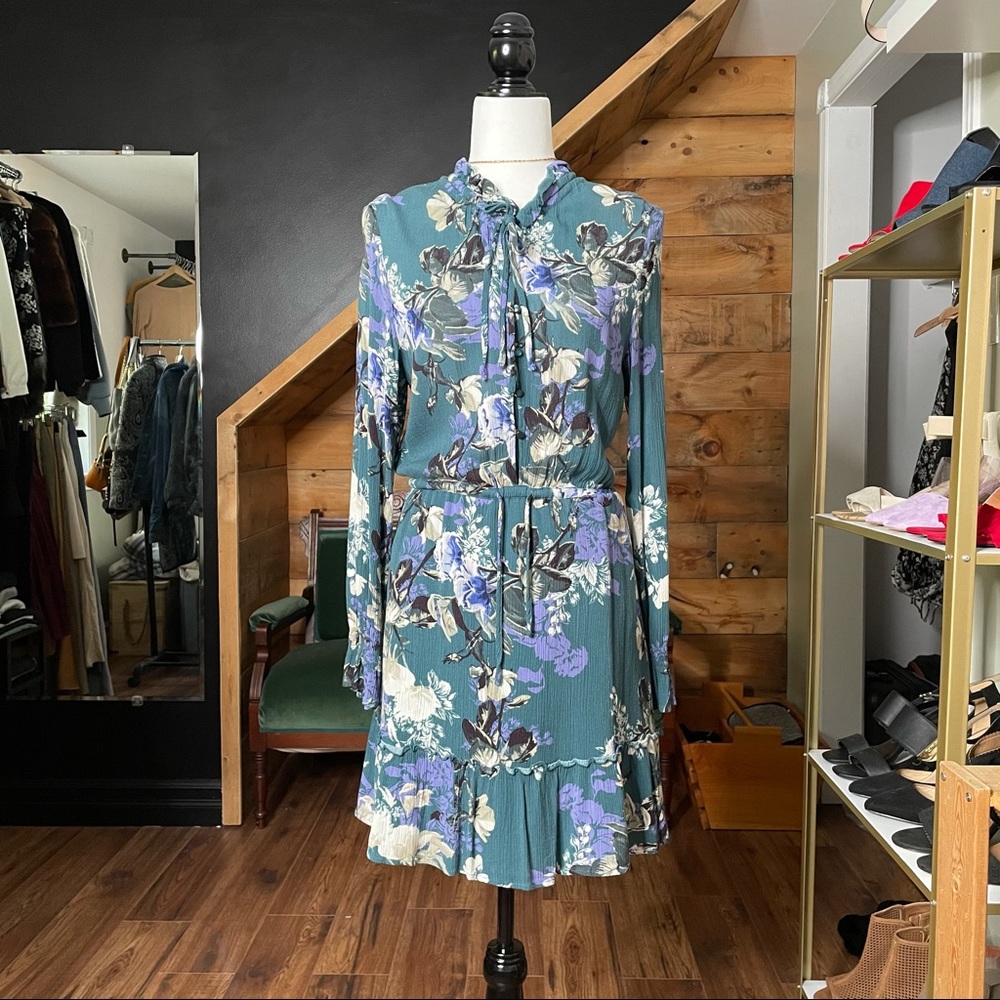 Long Sleeve Floral Dress